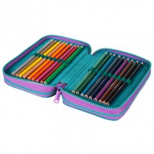 Зареден Несесер с 3 ципа CoolPack - Gradient Blueberry