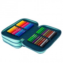 Зареден Несесер с 3 ципа CoolPack - Blue Lagoon