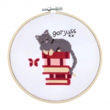 Комплект за бродиране SANTORO Gorjuss Memories - Library Cat