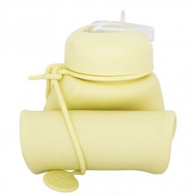 Сгъваема Бутилка 600 мл Coolpack Pump - Powder Yellow