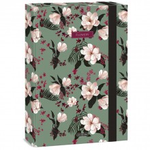 Кутия с ластик A4 Ars Una - Flowery Green