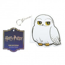 Мини тефтер-ключодържател Harry Potter - Hedwig