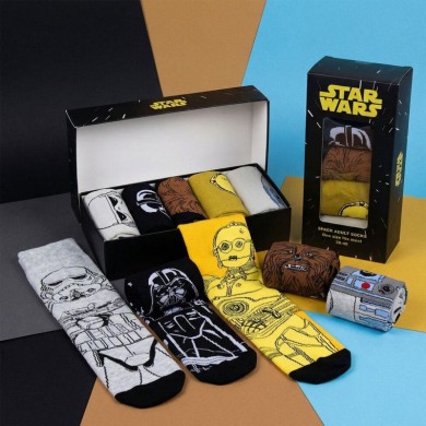 Комплект 5 чифта чорапи Star Wars - EU 38-45