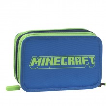 Зареден Несесер Minecraft - Creeper Anatomy Neon