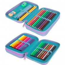 Зареден Несесер с 2 ципа CoolPack - Gradient Blueberry