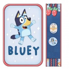 Зареден Несесер 2 ципа Bluey - Blue