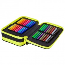 Зареден Несесер с 3 ципа CoolPack - Gradient Lemon