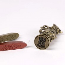 Сет за писма с восък и печат Harry Potter - Gryffindor