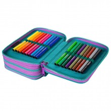 Зареден Несесер с 3 ципа CoolPack - Gradient Blueberry