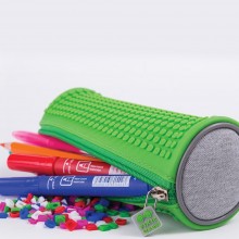 Несесер цилиндър Pixie Crew - Grey/Green