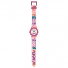 Дигитален часовник Stitch - Pink Angel