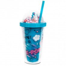 Чаша със сламка 450 ml Coolpack - K-POP Bright