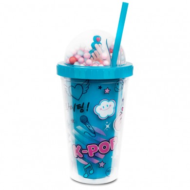Чаша със сламка 450 ml Coolpack - K-POP Bright