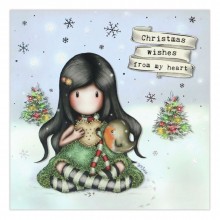 Коледна картичка Santoro Gorjuss Christmas Friend