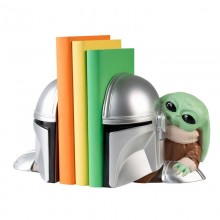 Стопер за книги от две части Star Wars - The Mandalorian