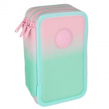 Зареден Несесер с 3 ципа CoolPack - Gradient Strawberry