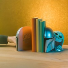 Стопер за книги от две части Star Wars - The Mandalorian