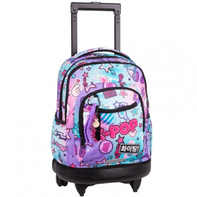 Раница на колела Coolpack Buzzer - K-POP Bright