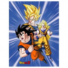 Поларено одеяло Dragon ball 130x170