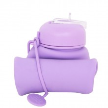 Сгъваема Бутилка 600 мл Coolpack Pump - Powder Purple