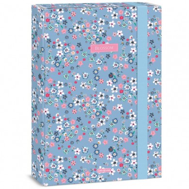 Кутия с ластик A4 Ars Una - Blossom Blue