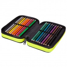 Зареден Несесер с 3 ципа CoolPack - Gradient Lemon